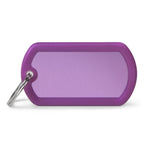 Voir l’image dans la galerie, My Family - Hushtag Militaire Aluminium Violet/Caoutchouc Violet - Médaille d'Identité pour Chiens