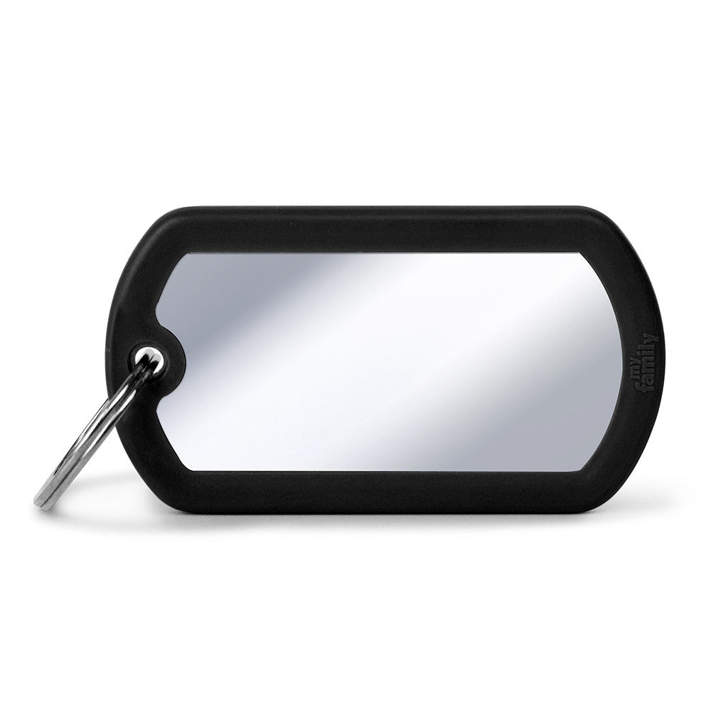 MFC Hushtag Militaire Aluminium Chromé/Caoutchou Noir