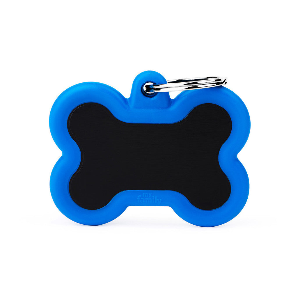 MFC Hushtag Os Aluminium L Noir/Caoutchou Bleu