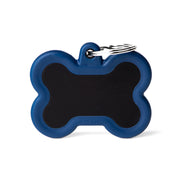 MFC Hushtag Os Aluminium L Noir/Caoutchou Bleu Foncé