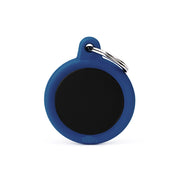 MFC Hushtag Cercle Aluminium L Noir/Caoutchou Bleu Foncé