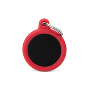 MFC Hushtag Cercle Aluminium L Noir/Caoutchou Rouge