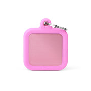 MFC Hushtag Carré Aluminium L Rose/Caoutchou Rose