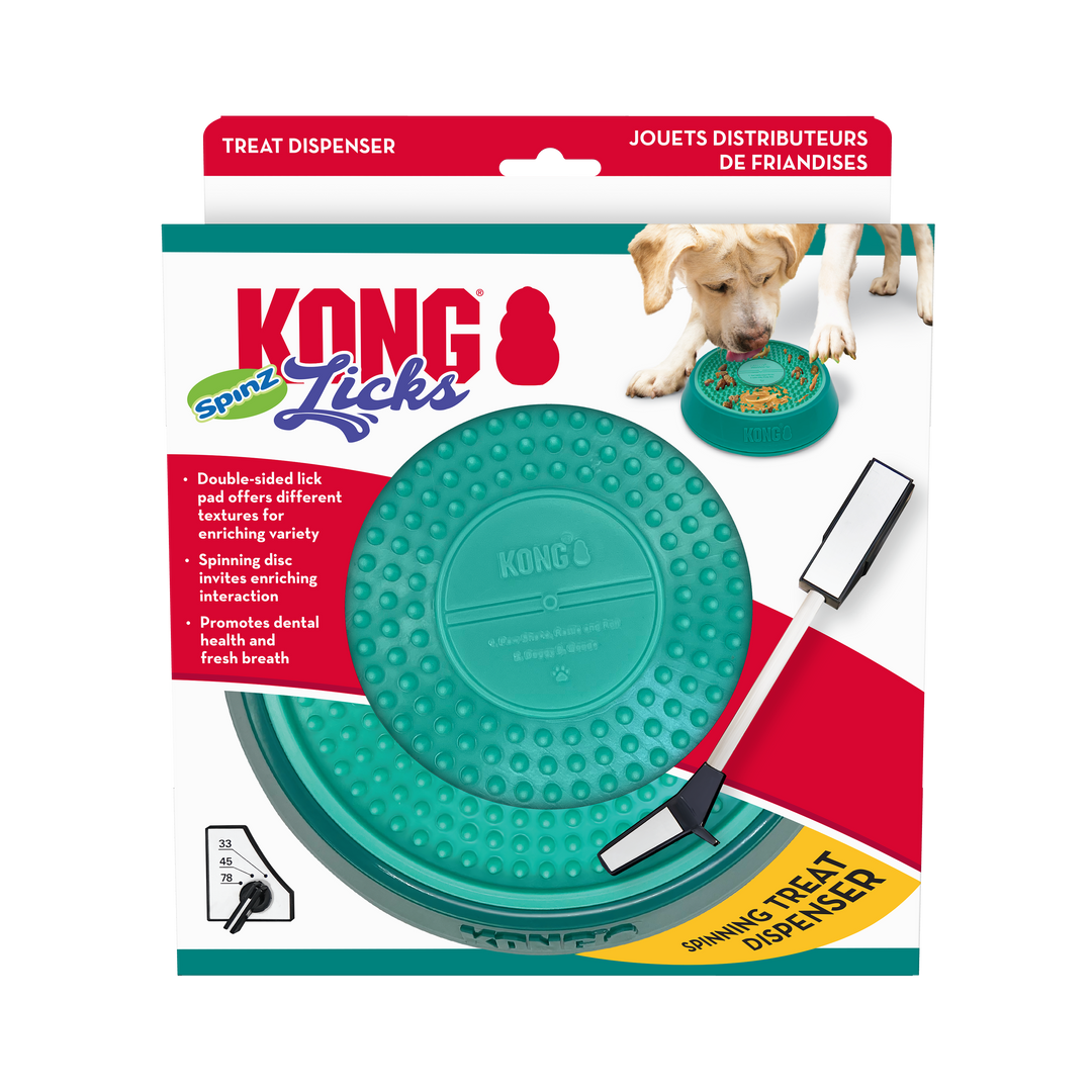 Kong - Licks Spinz - Jouet à Lécher pour Chiens