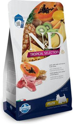 Voir l’image dans la galerie, Farmina N&amp;D Tropical Selection - Agneau, Épeautre, Avoine et Fruits Tropicaux - Nourriture Sèche pour Chiens de Petites Races