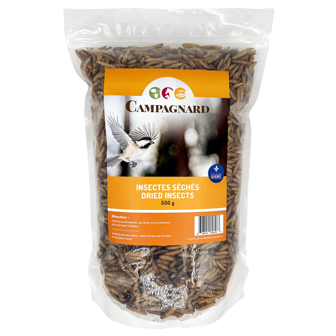 MONDOU Campagnard - Insectes Sèches 500g