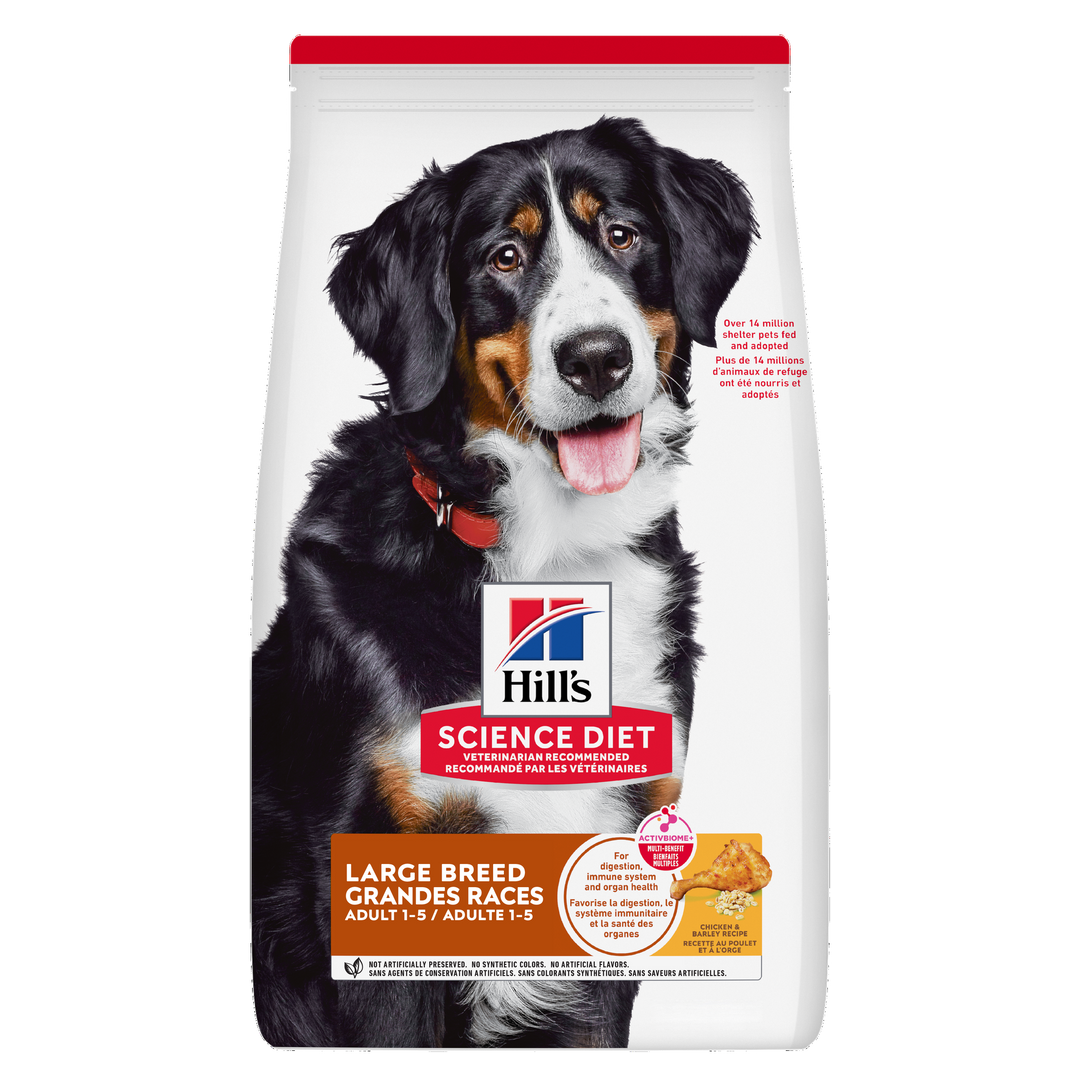 Hill's Science Diet - Poulet et Orge - Nourriture Sèche pour Chiens de Grandes Races