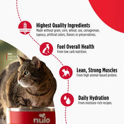 Nulo Freestyle - Chat & Chaton Pâté de Saumon et Maquereau - Nourriture Humide Sans Grains pour Chats