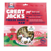Great Jack's - Foie de Boeuf - Gâteries Lyophilisées Sans Grains pour Chiens