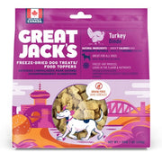 Great Jack's - Dinde - Gâteries Lyophilisées Sans Grains pour Chiens