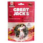 Voir l’image dans la galerie, Great Jack's - Foie de Porc aux Canneberges - Gâteries d'Entaînement Tendres Sans Grains pour Chiens