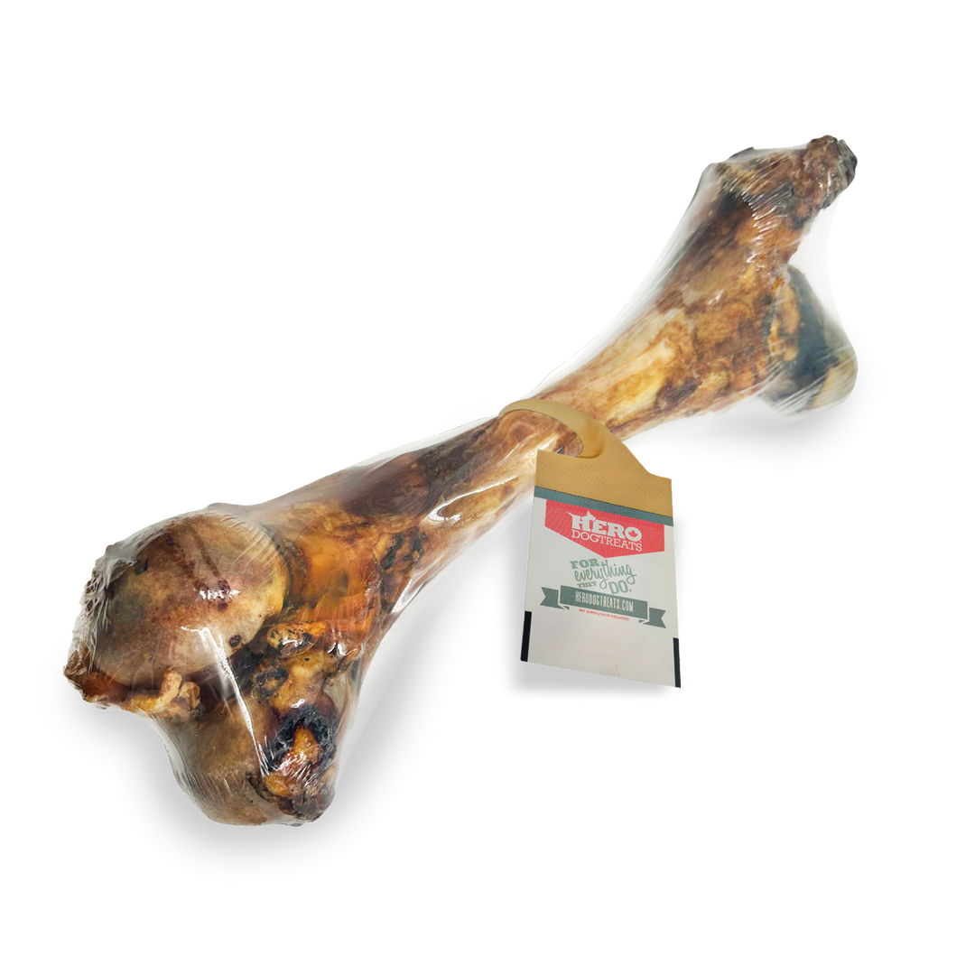 Hero - Fémur de Boeuf Fumé - Gâteries Naturelles pour Chiens