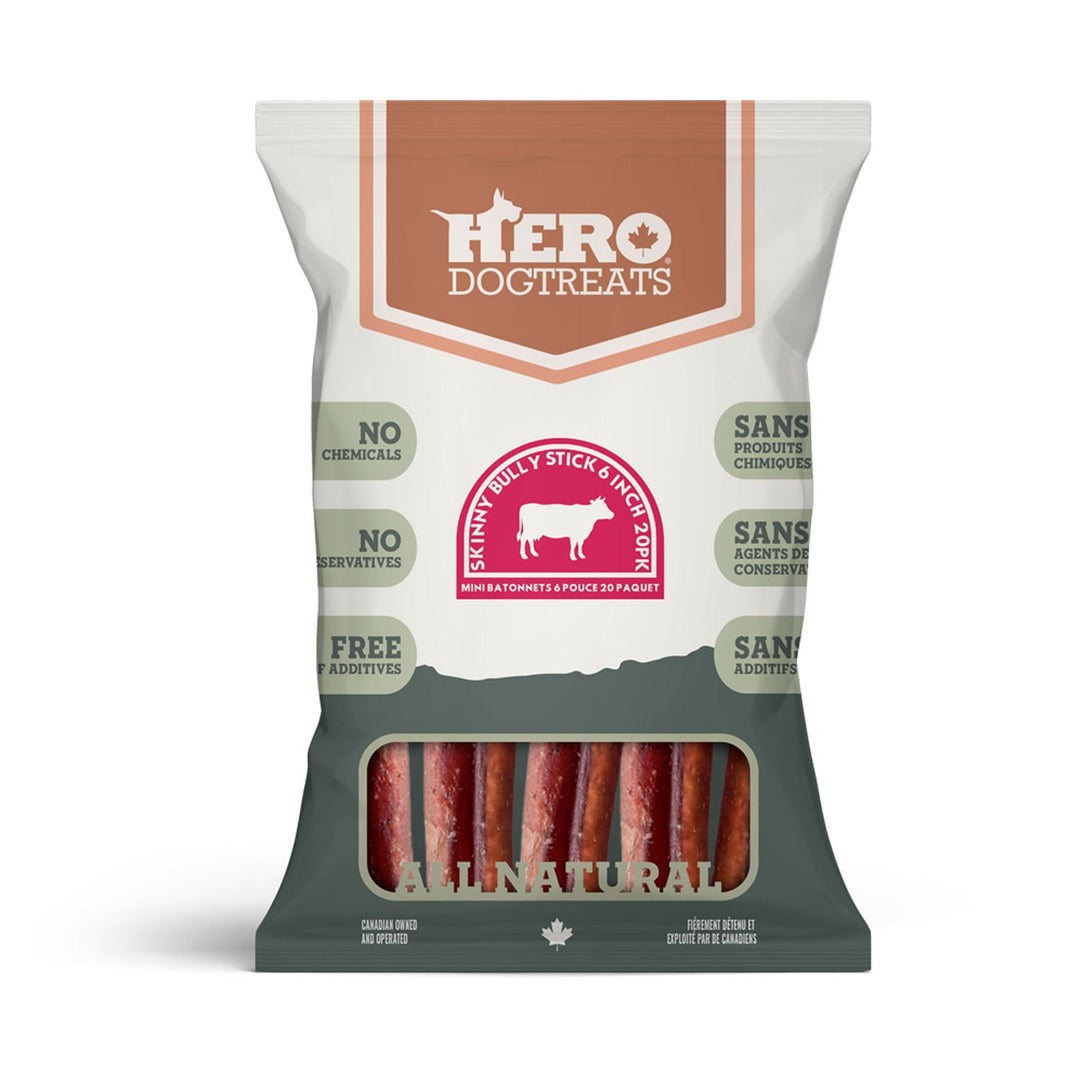 Hero - Bâtonnets de Boeuf Mince - Gâteries Naturelles pour Chiens
