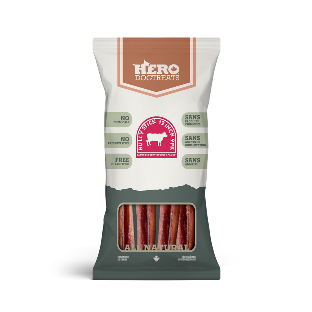 Hero - Bâtons de Boeuf Tressé - Gâteries Naturelles pour Chiens