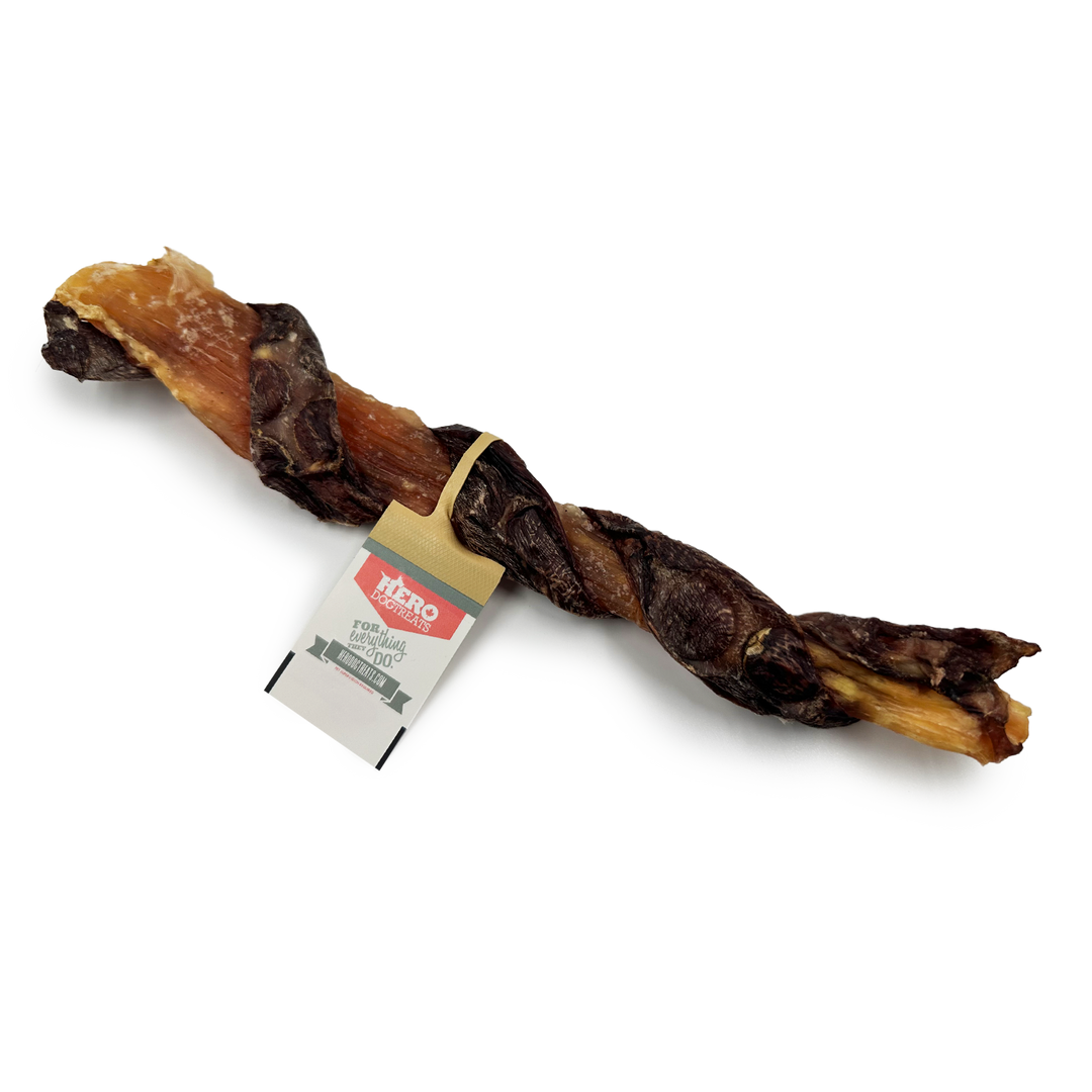 Hero - Tendon Enroulé d'Oesophage - Gâteries Naturelles pour Chiens