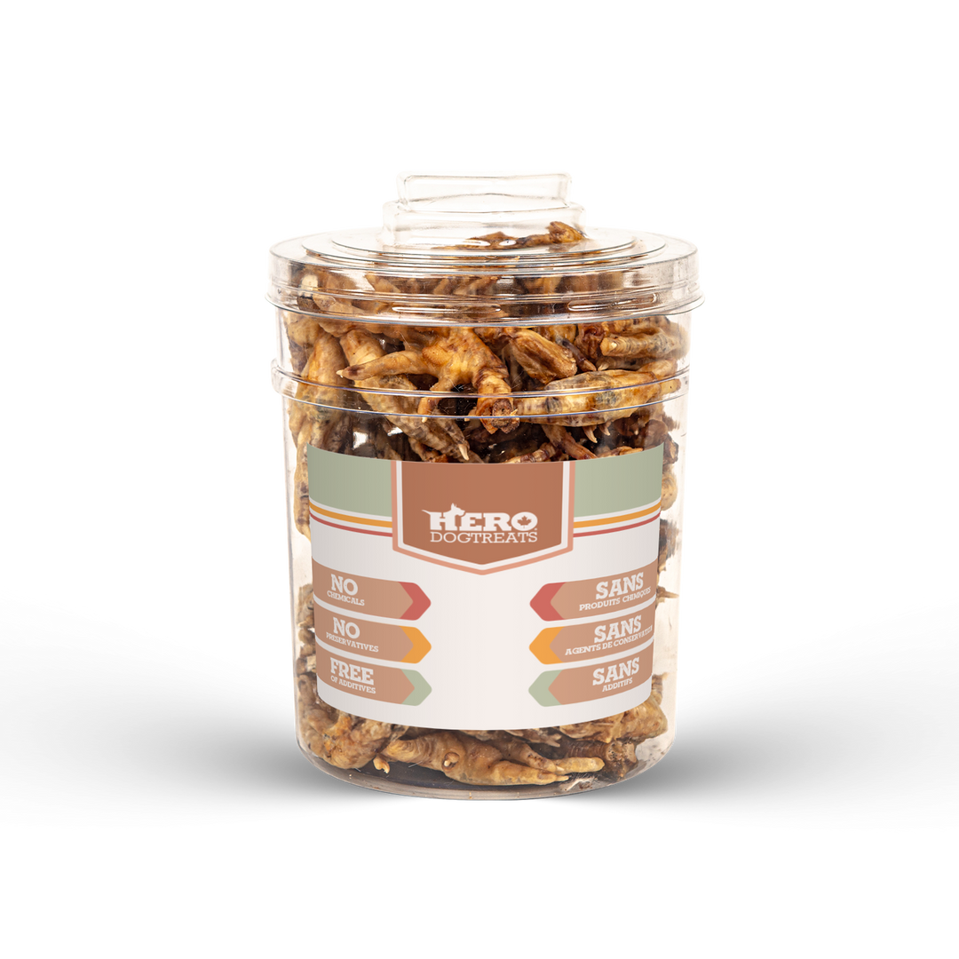 Hero - Pattes de Poulet - Gâteries Naturelles pour Chiens
