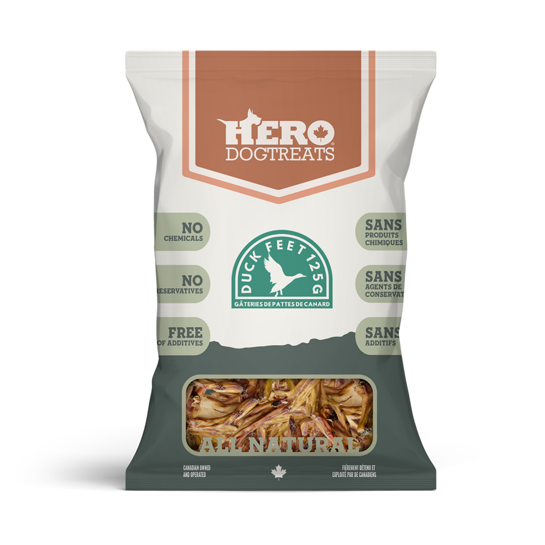 Hero - Pattes de Canard - Gâteries Naturelles pour Chiens