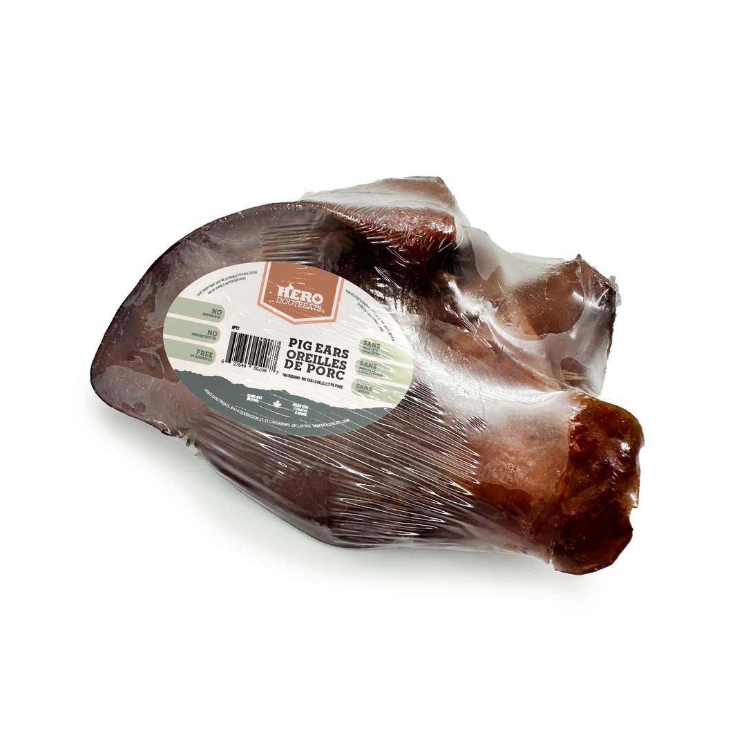 Hero - Oreilles de Porc - Gâteries Naturelles pour Chiens