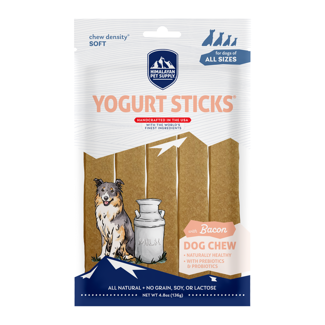 Himalayan Santé et Bien-être - Bâtonnets de Yogourt Bacon - Gâteries pour Chiens