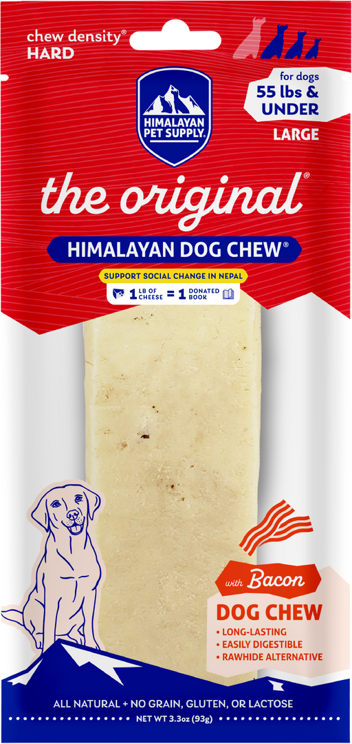 Himalayan Yaky Original - Saveur Bacon - Gâteries à Mâcher pour Chiens