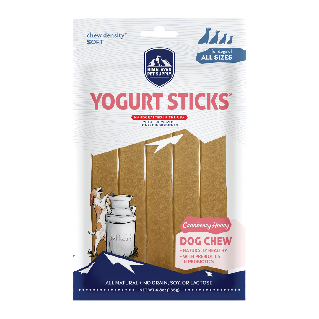 Himalayan Yogurt Sticks - Saveur Canneberge et Miel - Gâteries pour Chiens