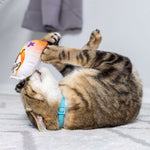 Voir l’image dans la galerie, Kittybelles - GoFish Phishy avec Herbe à Chat - Jouet en Peluche Froissé pour Chats
