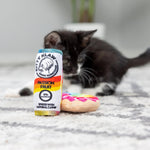 Voir l’image dans la galerie, Kittybelles - Beignet de la Fierté &amp; Fruit de la Passion Kitty Klaw avec Herbe à Chat - Jouet en Peluche Froissé pour Chats