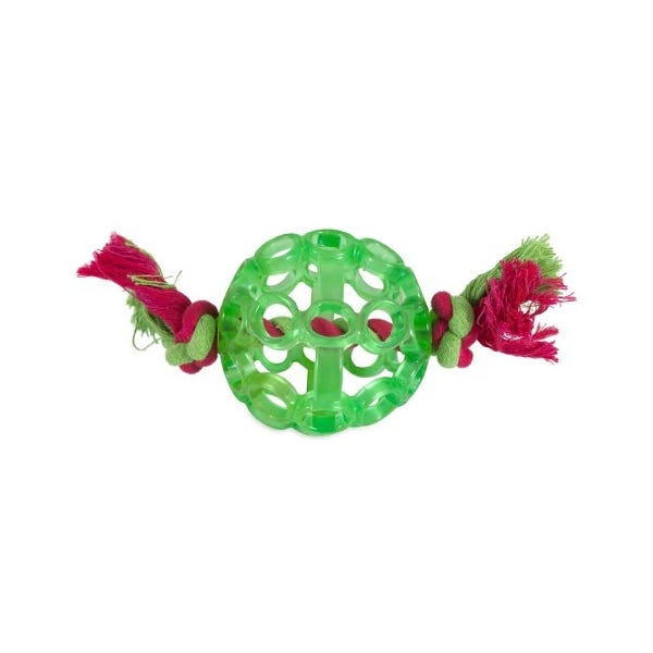 JW Pet - Balle Tug-ee d'Activités - Jouet Interactif pour Chiens