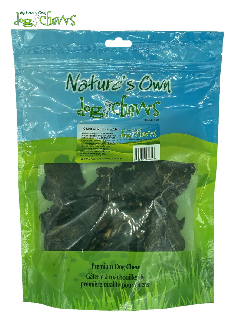 Nature's Own - Coeur de Kangourou 227 g - Gâteries Naturelles pour Chiens
