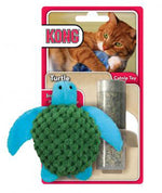 Voir l’image dans la galerie, Kong - Tortue avec Herbe à Chat Rechargeable - Jouet en Peluche pour Chats