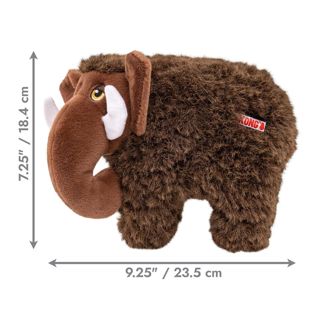 Kong - Toughz Mammoth - Jouets en Peluche avec Couineur pour Chiens