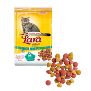 Lara - Dinde et Poulet - Nourriture Sèche pour Chats Adultes d'Intérieur