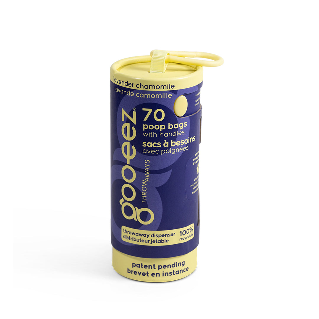 GOO-EEZ Sac Ramassage (70) & Distributeur Lavande Camomille