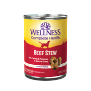 Wellness Homesytle - Chien Ragoût de Boeuf avec Carottes et Pommes de Terre en Sauce - Nourriture Humide Sans Grains pour Chiens