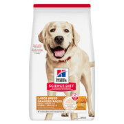 Hill's Science Diet - Légère, Poulet et Orge - Nourriture Sèche pour Chiens de Grandes Races Adultes 1-5 Ans