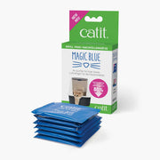 Catit Magic Blue - Coussinets Filtrants de Rechange - Accessoire de Litière pour Chats