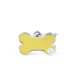 Voir l’image dans la galerie, My Family - Basic Handmade Os Jaune - Médaille d'Identité pour Chiens