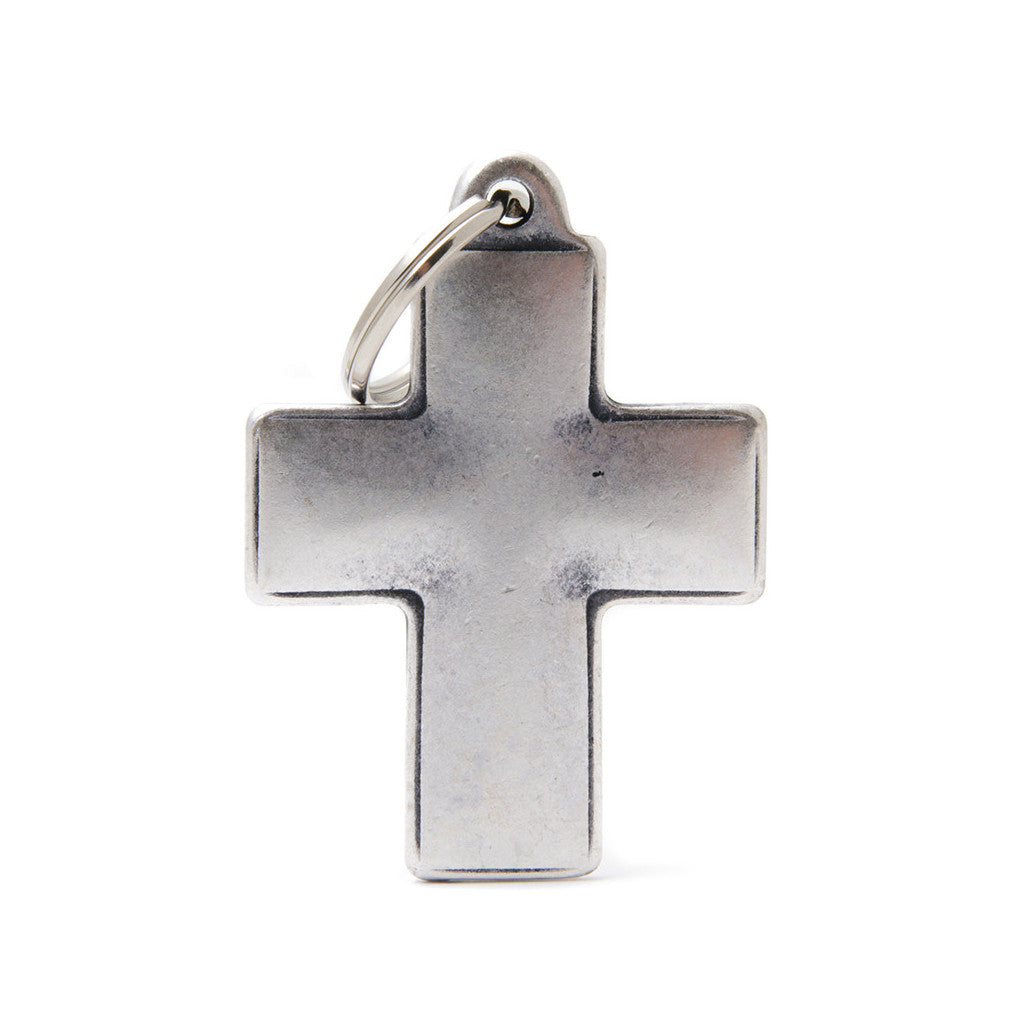 MFC Bronx Croix Forte L Argent Antique