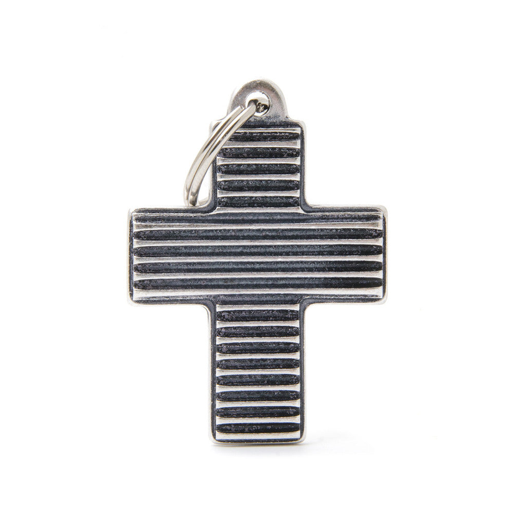 MFC Bronx Croix Volet XL Argent Antique