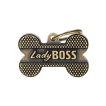 Voir l’image dans la galerie, My Family - Bronx Os LADY BOSS Laiton Antique - Médaille d'Identité pour Chiens