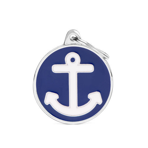 My Family - Charmes Ancre - Médaille d'Identité pour Chiens