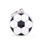 Voir l’image dans la galerie, My Family - Charmes Cercle Soccer - Médaille d'Identité pour Chiens
