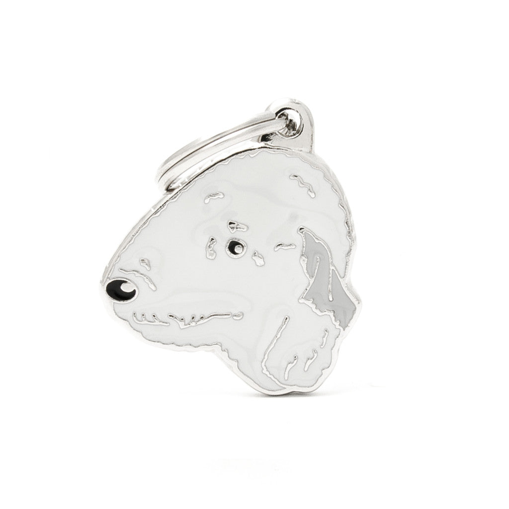 My Family - Friends Terrier de Bedlington - Médaille d'Identité pour Chiens