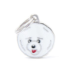 Voir l’image dans la galerie, My Family - Friends Bichon Frisé - Médaille d'Identité pour Chiens
