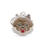 Voir l’image dans la galerie, My Family - Friends Poméranien - Médaille d'Identité pour Chiens