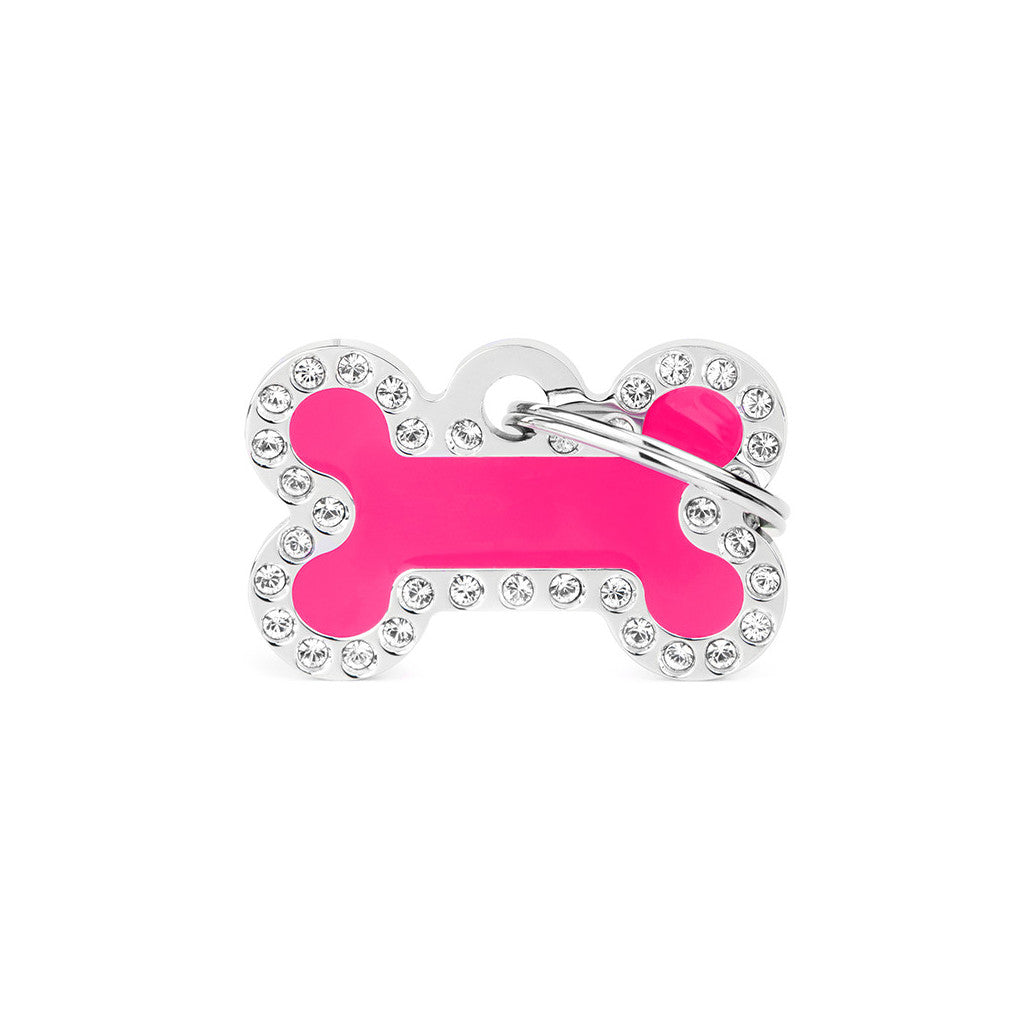 My Family - Glam Os Rose - Médaille d'Identité pour Chiens