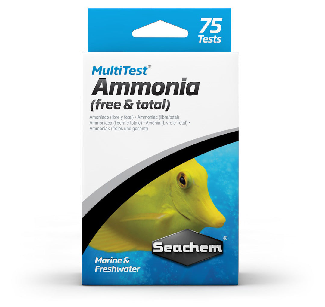SEACHEM MultiTest Ammonia x75 pour Aquarium