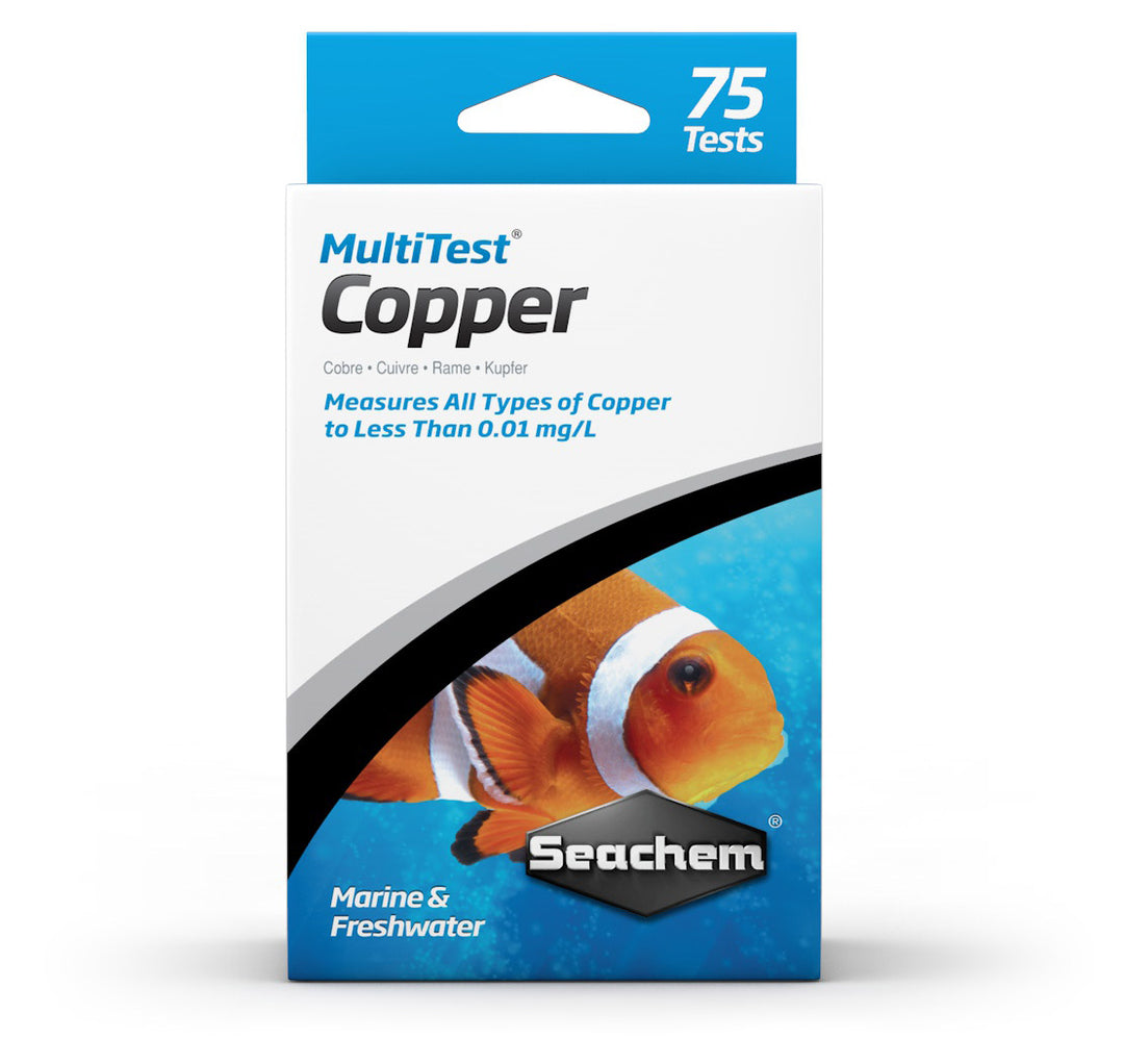 *SEACHEM MultiTest Copper x75 pour Aquarium