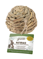 Voir l’image dans la galerie, Living World Green - Balle à Ronger Naturals en Herbe Napier - Jouet pour Rongeurs