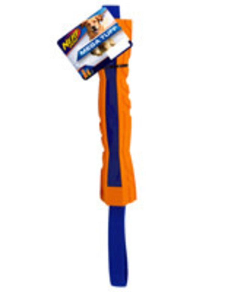 Nerf Dog - Bâton de Compétition Megaton 30.5 cm- Jouet en TPR et Nylon à Rapporter pour Chiens